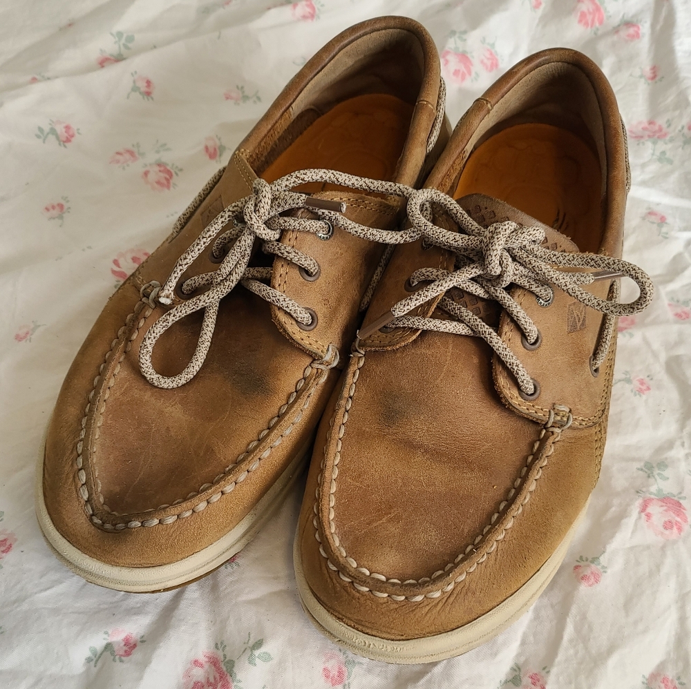 Leather Sperry's size 9 mens/11 womens
